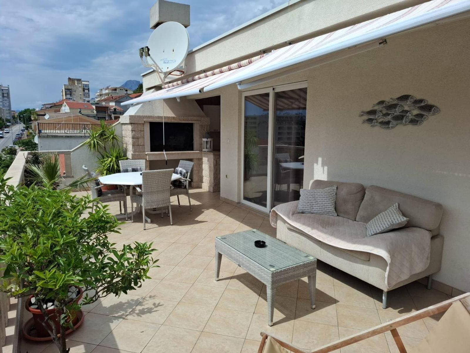 Apartament Happy Basset Terrace Makarska Zewnętrze zdjęcie